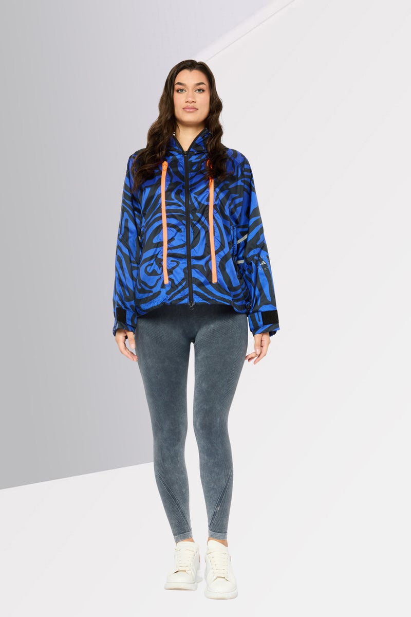 Adidas جاكيت خارجي طويل الأكمام للنساء من أديداس بتصميم ستيلا مكارتني، متعدد الألوان - Image 2